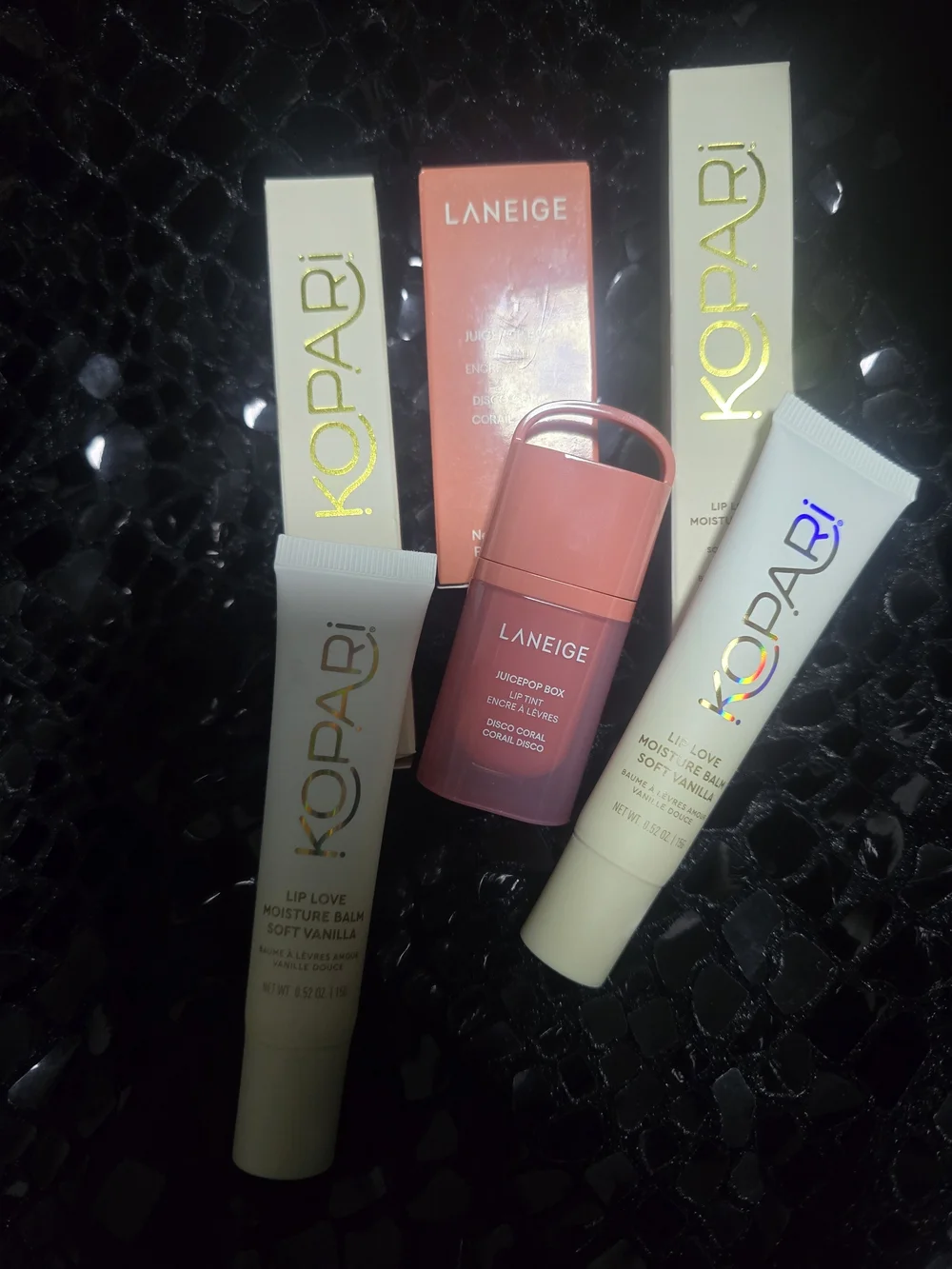 Laneige Juicy Pop Lip Tint - Coral Pink Hydrating Shine - Picture 1 of 4